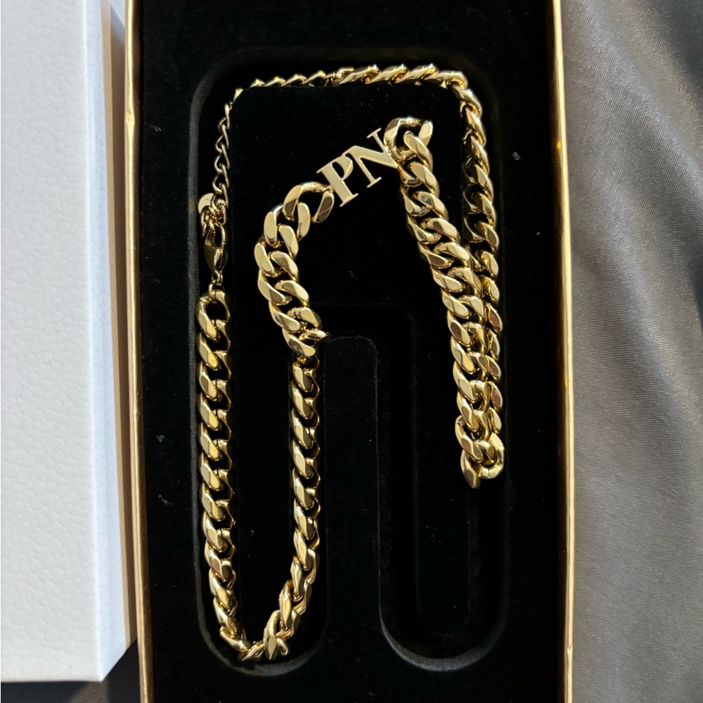 Stunning Inital Chain Choker “PN” - Abbott Lyon